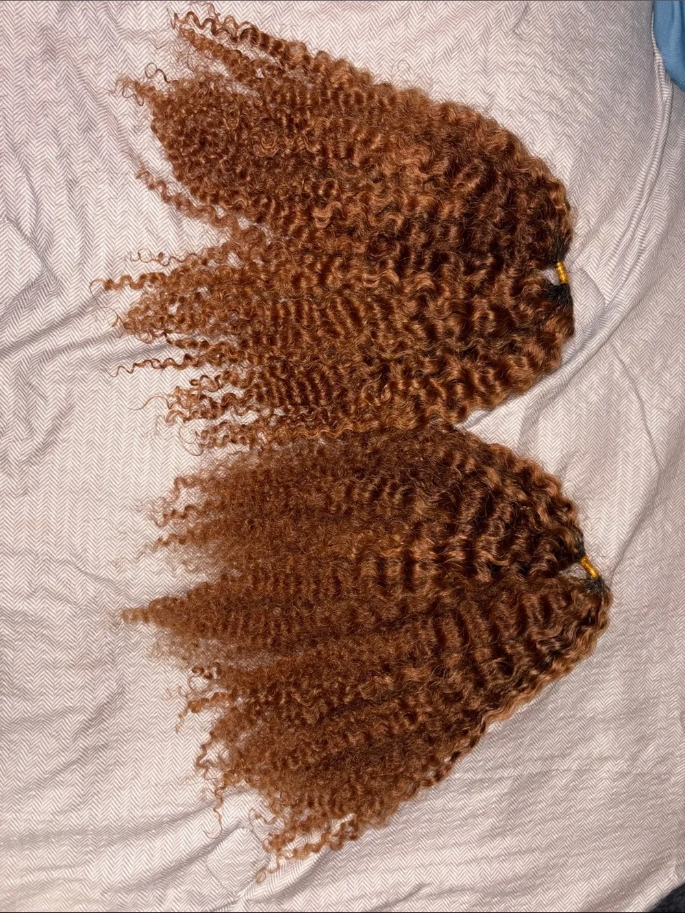 Naturally Curly Human Crochet Hair